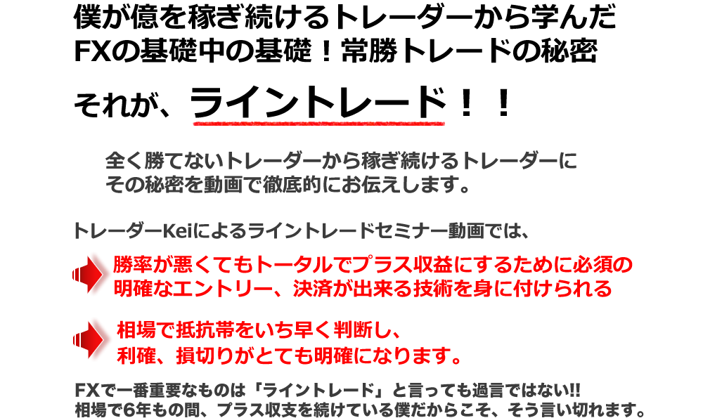 全ては勝ち続けるトレーダー育成のために